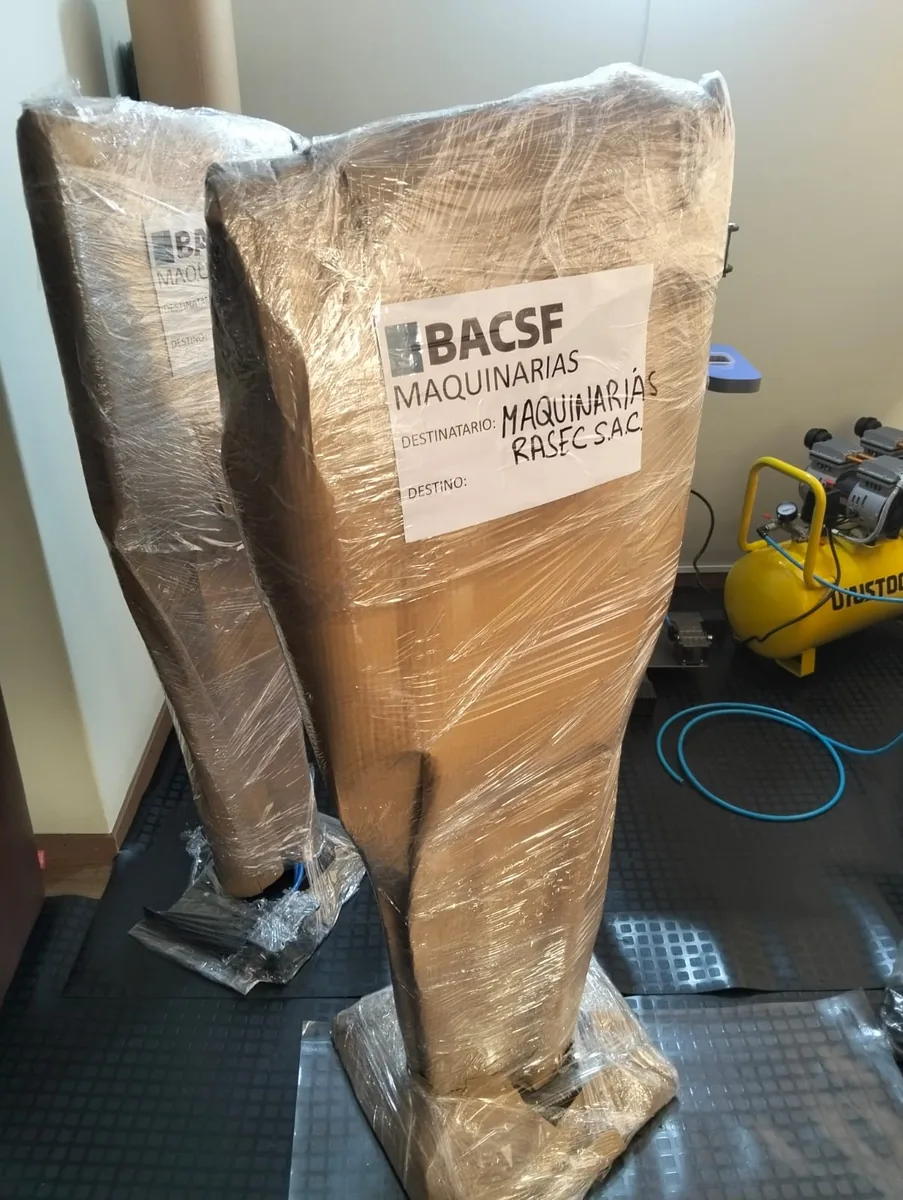 Equipo BACSF embalado para entrega
